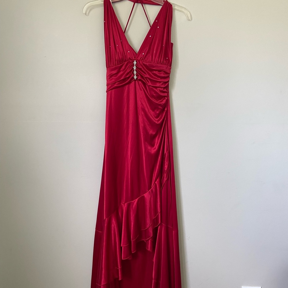 Taboo Red High Low Dress